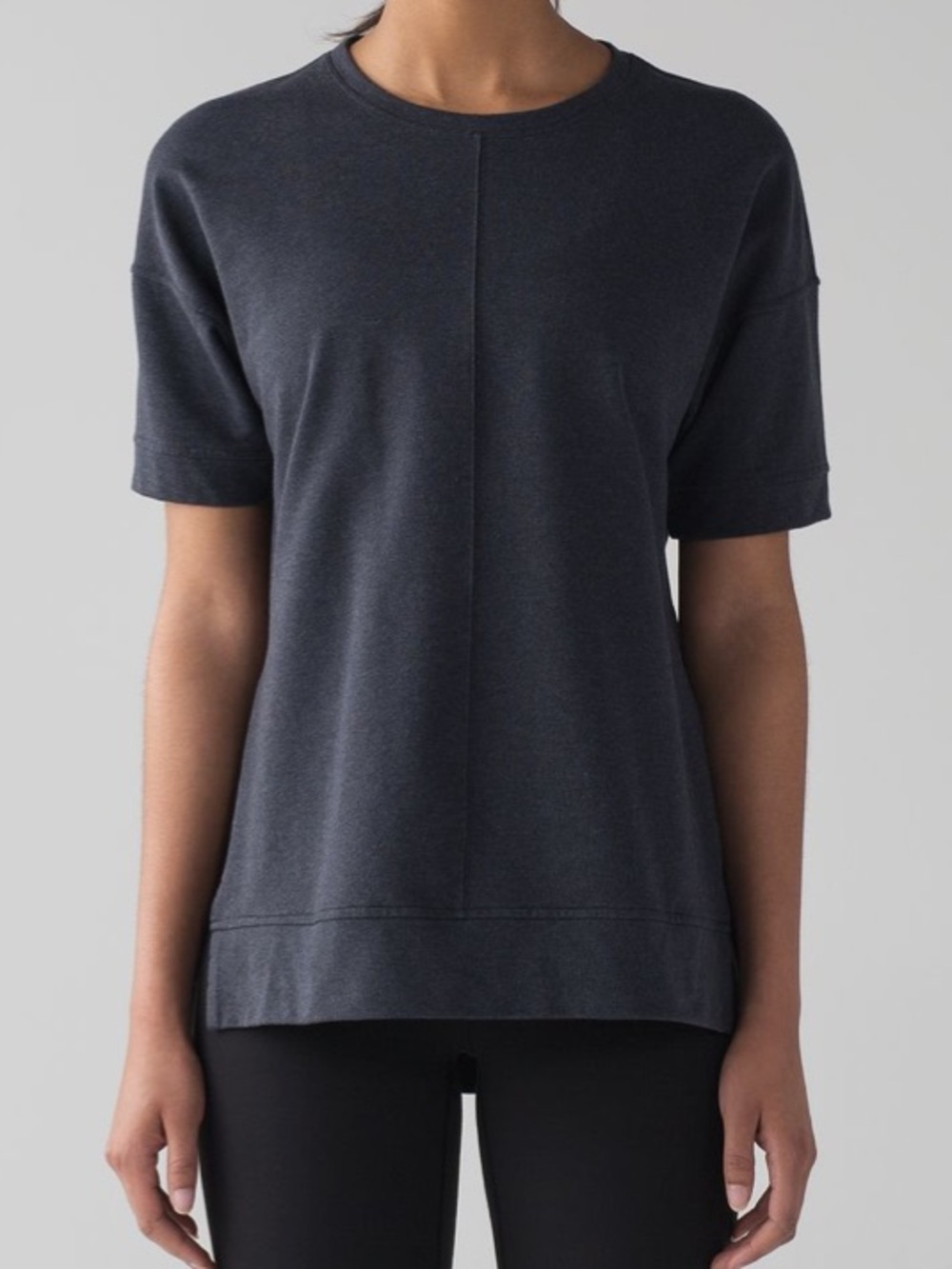 lululemon athletica Men’s Short Sleeve Tee in Heathered Naval